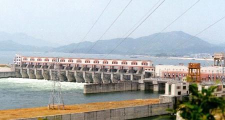 飞来峡水利枢纽