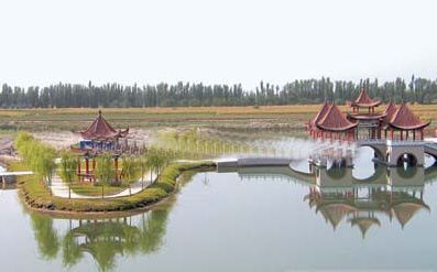 塔里木祥龙湖风景区